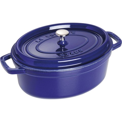 Garnek żeliwny owalny Staub - 4.2 ltr, Niebieski Garnek żeliwny owalny Staub - 4.2 ltr, Niebieski