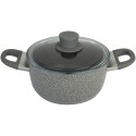 Indukcyjny garnek granitowy z pokrywką Ballarini Murano - 1.4 ltr