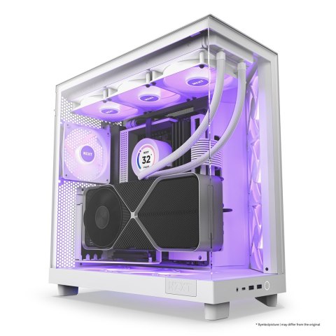 NZXT H6 Flow RGB Midi-Tower - Biały NZXT H6 Flow RGB Midi-Tower - Biały