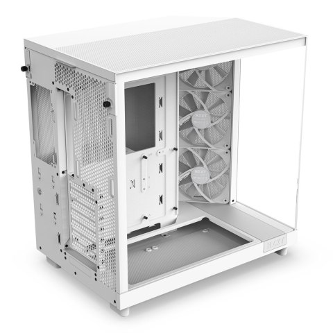 Wieża midi-tower NZXT H6 Flow - biała Wieża midi-tower NZXT H6 Flow - biała