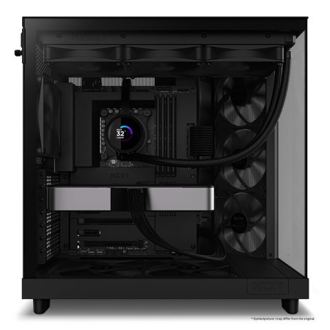 Wieża typu midi-tower NZXT H6 Flow - czarna Wieża typu midi-tower NZXT H6 Flow - czarna