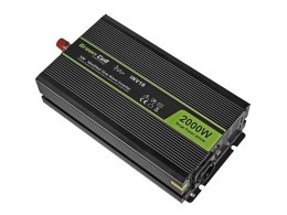 PRZETWORNICA NAPIĘCIA INWERTER Green Cell 12V -> 230V 2000W/4000W MODYFIKOWANA SINUSOIDA INV10