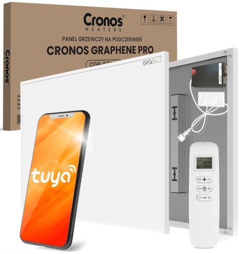 Panel grzewczy IR CRONOS Graphene PRO CGP-580TWP White Panel grzewczy IR CRONOS Graphene PRO CGP-580TWP White