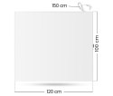 Panel grzewczy IR CRONOS Synthelith PRO CRP-1200TWP WHITE TUYA