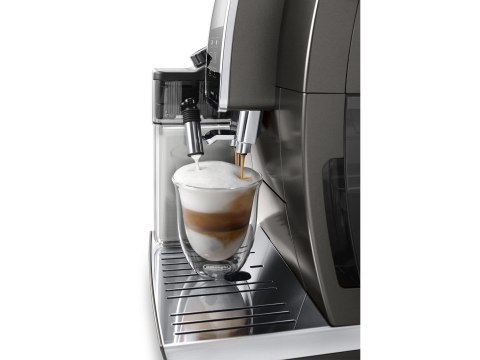 Ekspres ciśnieniowy automatyczny DeLonghi ECAM 370.95.T (1450W; kolor tytanowy) Ekspres ciśnieniowy automatyczny DeLonghi ECAM 370.95.T (1450W; kolor tytanowy)