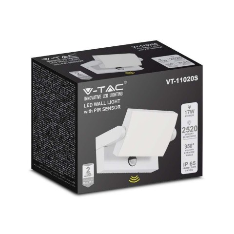 Projektor V-TAC SKU2938 VT-11020S 3000K 17W 2520lm Projektor V-TAC SKU2938 VT-11020S 3000K 17W 2520lm