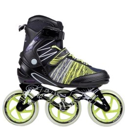 Łyżworolki NILS Extreme NA1206 czarno-zielone rozm. 38