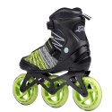 Łyżworolki NILS Extreme NA1206 czarno-zielone rozm. 39