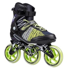 Łyżworolki NILS Extreme NA1206 czarno-zielone rozm. 40