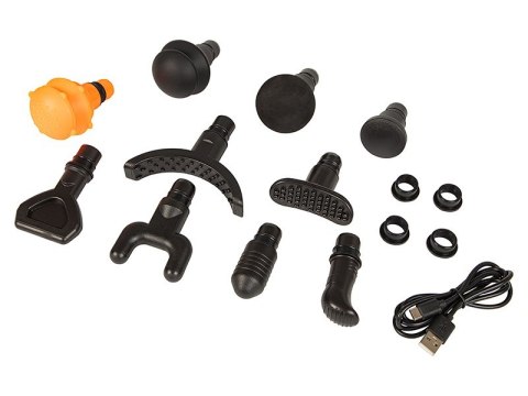 BLOW PISTOLET DO MASAŻU MASAŻER WAVE 4000 BLACK BLOW PISTOLET DO MASAŻU MASAŻER WAVE 4000 BLACK