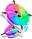 Corsair iCUE QL140 RGB PWM Fan 2 Pack z kontrolerem RGB - 140mm, biały