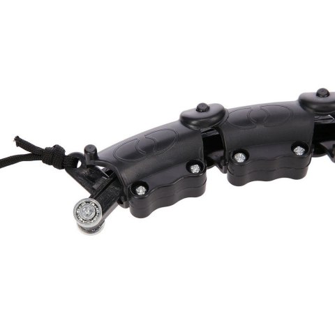 Hula Hop HMS HHW02 z obciążnikiem czarny Hula Hop HMS HHW02 z obciążnikiem czarny