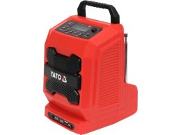 Yato Radio Budowlane Akumulatorowo Sieciowe Bluetooth USB FM/AM 18V/230V