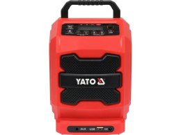 Yato Radio Budowlane Akumulatorowo Sieciowe Bluetooth USB FM/AM 18V/230V