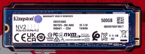 Dysk SSD Kingston NV2 (500GB; M.2 2280; PCIe 4.0 x4 NVMe; SNV2S/500G) Dysk SSD Kingston NV2 (500GB; M.2 2280; PCIe 4.0 x4 NVMe; SNV2S/500G)