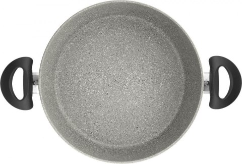 Głęboka patelnia granitowa indukcyjna z 2 uchwytami Ballarini Ferrara - 28 cm
