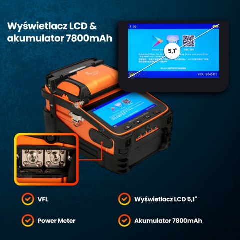 Extralink SPAWARKA ŚWIATŁOWODOWA AI-9 Extralink SPAWARKA ŚWIATŁOWODOWA AI-9