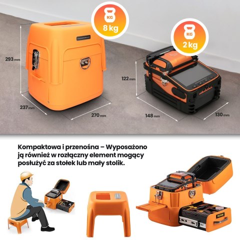 Extralink SPAWARKA ŚWIATŁOWODOWA AI-9 Extralink SPAWARKA ŚWIATŁOWODOWA AI-9