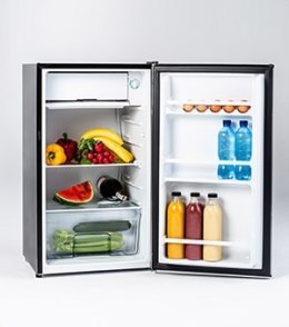 Lodówka Ravanson LKK-90S (450mm x 830mm x 480 mm; 83l; Klasa A+; inox) (WYPRZEDAŻ)