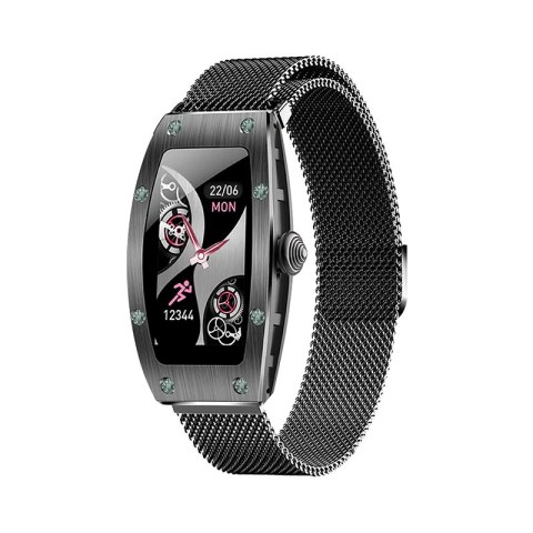 Smartwatch Kumi K18 Svarovski czarny Smartwatch Kumi K18 Svarovski czarny