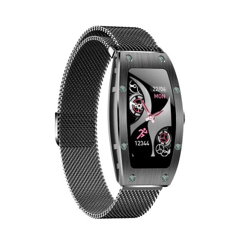 Smartwatch Kumi K18 Svarovski czarny Smartwatch Kumi K18 Svarovski czarny