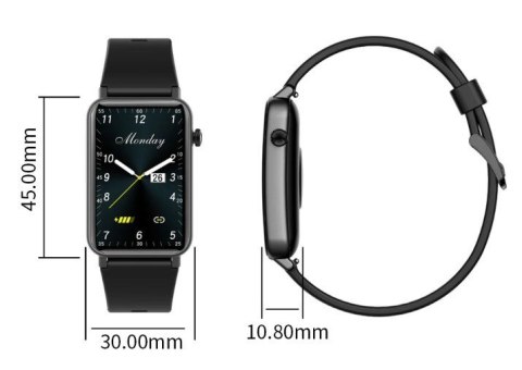 Smartwatch Kumi U3 czarny (black) Smartwatch Kumi U3 czarny (black)