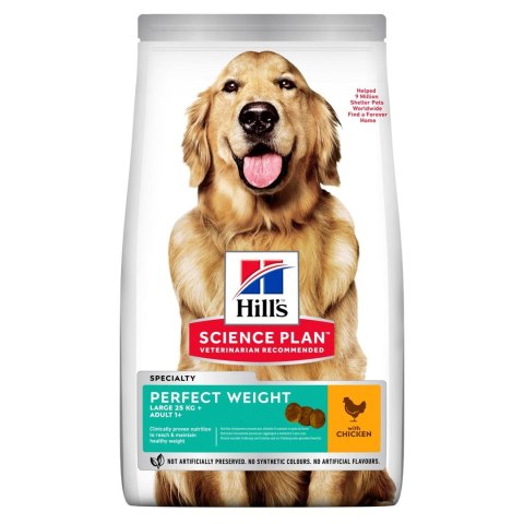 HILL'S Science plan canine adult large breed perfect weight chicken dog12kg HILL'S Science plan canine adult large breed perfect weight chicken dog12kg