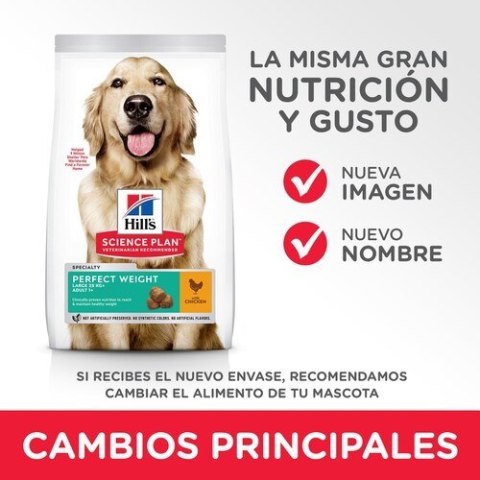 HILL'S Science plan canine adult large breed perfect weight chicken dog12kg HILL'S Science plan canine adult large breed perfect weight chicken dog12kg
