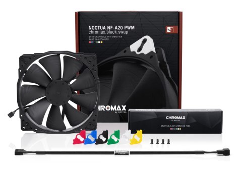 Noctua NF-A20 PWM chromax.black.swap - Noctua NF-A20 PWM chromax.black.swap -