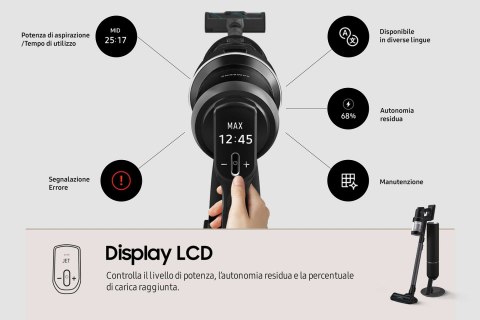 Odkurzacz Samsung Bespoke Jet AI VS28C9784QK/WA Odkurzacz Samsung Bespoke Jet AI VS28C9784QK/WA