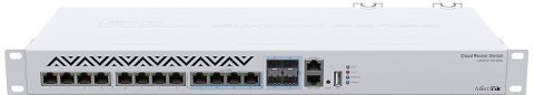 ROUTER / PRZEŁĄCZNIK SIECIOWY 4SFP+ CRS312-4C+8XG-RM MIKROTIK
