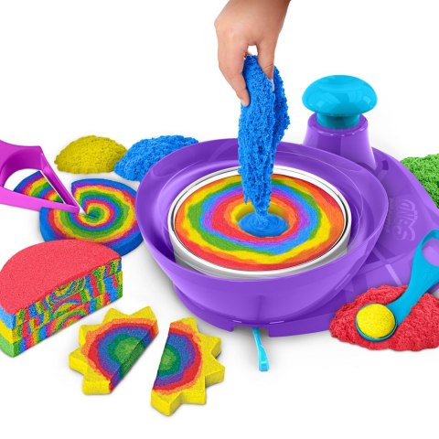 Kinetic Sand - piasek Zakręcone kolory 6063931 Spin Master Kinetic Sand - piasek Zakręcone kolory 6063931 Spin Master