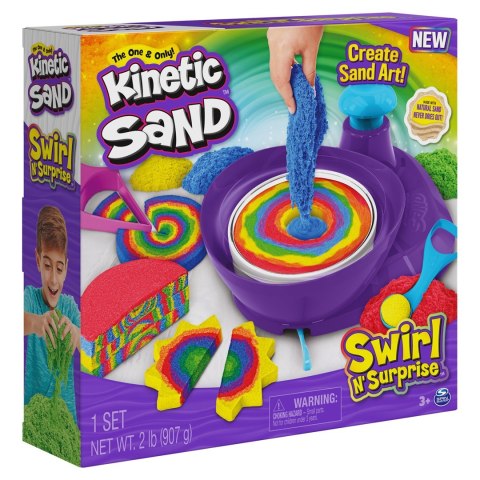Kinetic Sand - piasek Zakręcone kolory 6063931 Spin Master Kinetic Sand - piasek Zakręcone kolory 6063931 Spin Master