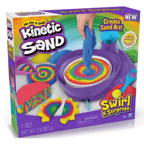 Kinetic Sand - piasek Zakręcone kolory 6063931 Spin Master Kinetic Sand - piasek Zakręcone kolory 6063931 Spin Master