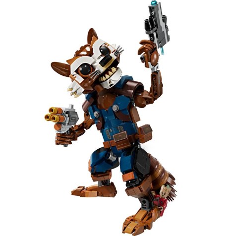LEGO 76282 SUPER HEROES Figurka Rocketa do zbudowania p4 LEGO 76282 SUPER HEROES Figurka Rocketa do zbudowania p4