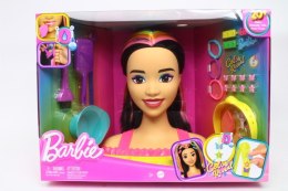 Barbie Głowa do stylizacji Neonowa tęcza Czarne włosy HMD81 MATTEL