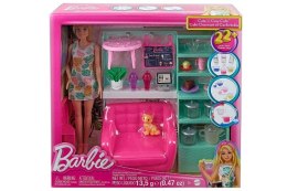 Barbie Relaks w kafejce Zestaw + lalka HKT94 p3 MATTEL