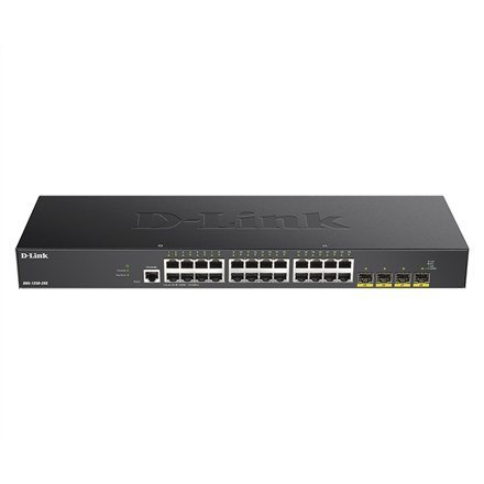 D-Link DGS-1250-28X/E 24-port Gigabit Smart Managed Switch with 4x 10G SFP+ ports D-Link DGS-1250-28X/E 24-port Gigabit Smart Managed Switch with 4x 10G SFP+ ports
