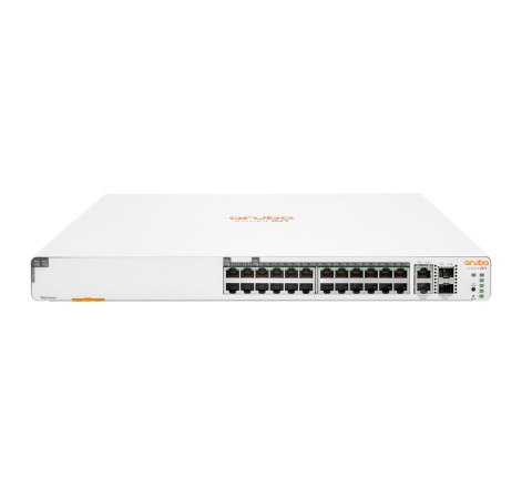 HPE Aruba Instant On 1960 Smart 24G 2XT 2XF PoE+ 370W Switch HPE Aruba Instant On 1960 Smart 24G 2XT 2XF PoE+ 370W Switch