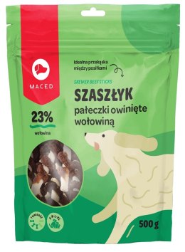 MACED Pałeczki wołowe z wołowiną - gryzak dla psa - 500g