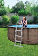 PROMO Basen stelażowy 366x100cm rattan 56709 BESTWAY