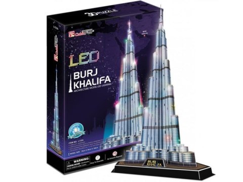 Puzzle 3D LED Burj Khalifa 136el. 20508 DANTE p12 CubicFun Puzzle 3D LED Burj Khalifa 136el. 20508 DANTE p12 CubicFun