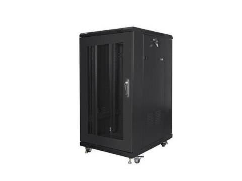 LANBERG SZAFA RACK STOJĄCA 19" 22U 600X800 DRZWI PERFOROWANE CZARNA (FLAT PACK) LANBERG SZAFA RACK STOJĄCA 19" 22U 600X800 DRZWI PERFOROWANE CZARNA (FLAT PACK)