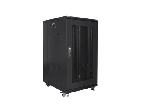 LANBERG SZAFA RACK STOJĄCA 19" 22U 600X800 DRZWI PERFOROWANE CZARNA (FLAT PACK) LANBERG SZAFA RACK STOJĄCA 19" 22U 600X800 DRZWI PERFOROWANE CZARNA (FLAT PACK)