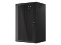 LANBERG SZAFA WISZĄCA 19" 18U 570X450 SZYBKI MONTAŻ (CZARNA, FLAT PACK) WFFA-5418-10B