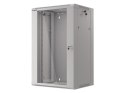 LANBERG SZAFA WISZĄCA 19" 18U 570X450 SZYBKI MONTAŻ (SZARA, FLAT PACK) WFFA-5418-10S