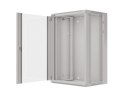 LANBERG SZAFA WISZĄCA 19" 18U 570X450 SZYBKI MONTAŻ (SZARA, FLAT PACK) WFFA-5418-10S