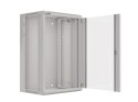 LANBERG SZAFA WISZĄCA 19" 18U 570X450 SZYBKI MONTAŻ (SZARA, FLAT PACK) WFFA-5418-10S