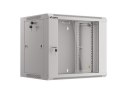 LANBERG SZAFA WISZĄCA 19" 9U 570X450 SZYBKI MONTAŻ (SZARA, FLAT PACK) WFFA-5409-10S