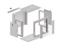LANBERG SZAFA WISZĄCA 19" 9U 570X450 SZYBKI MONTAŻ (SZARA, FLAT PACK) WFFA-5409-10S